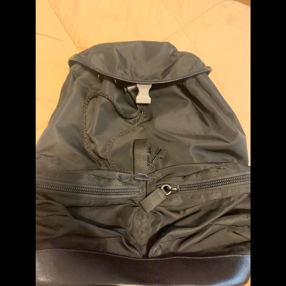 Authenic PRADA Tessuto Nylon Leather Backpack - Picture 8 of 13